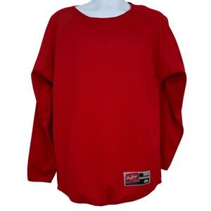 Rawlings Long Sleeve Red Training Top, S